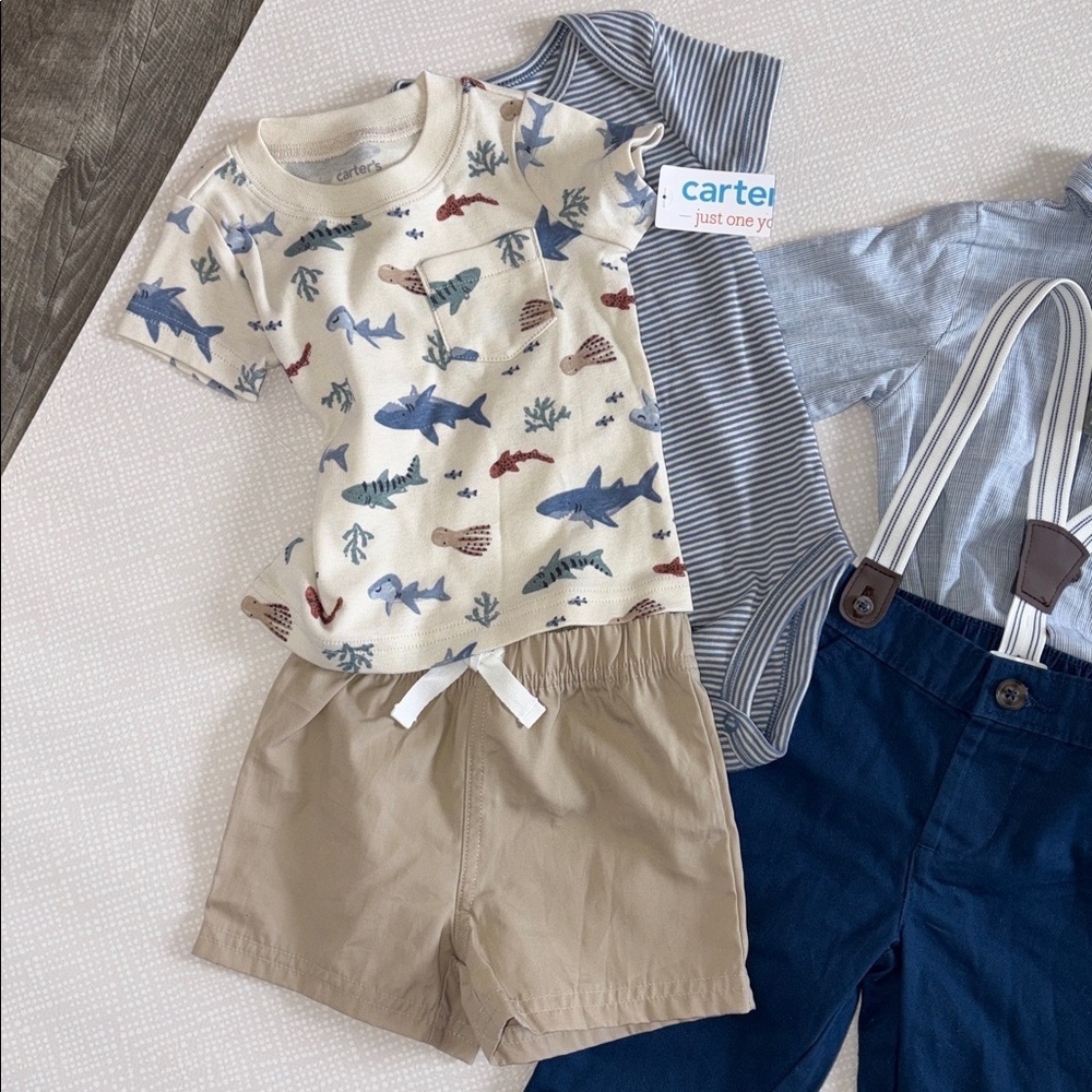 Lot of New Carter's Kids Boys Outfits - Picture 2 of 10